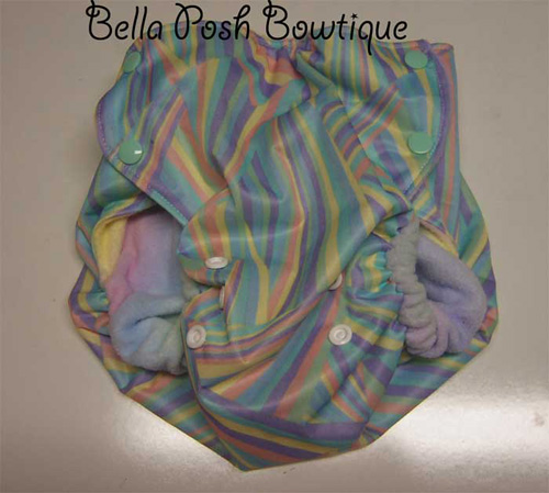 Rainbow Pockets-pocket diaper, diaper, rainbow diaper