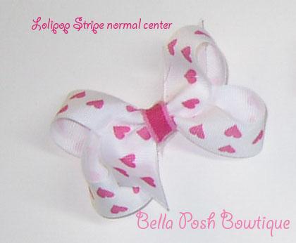 Pink Hearts Boutique Bow-Boutique Bow