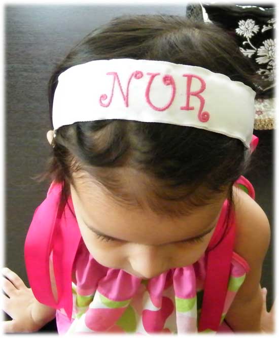 Name that Headband - Monogrammed Headband-monogram bow, monogram headband, monogram, headband, bow